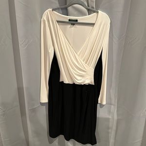 Classic Lauren Ralph Lauren long sleeve professional cocktail dress
